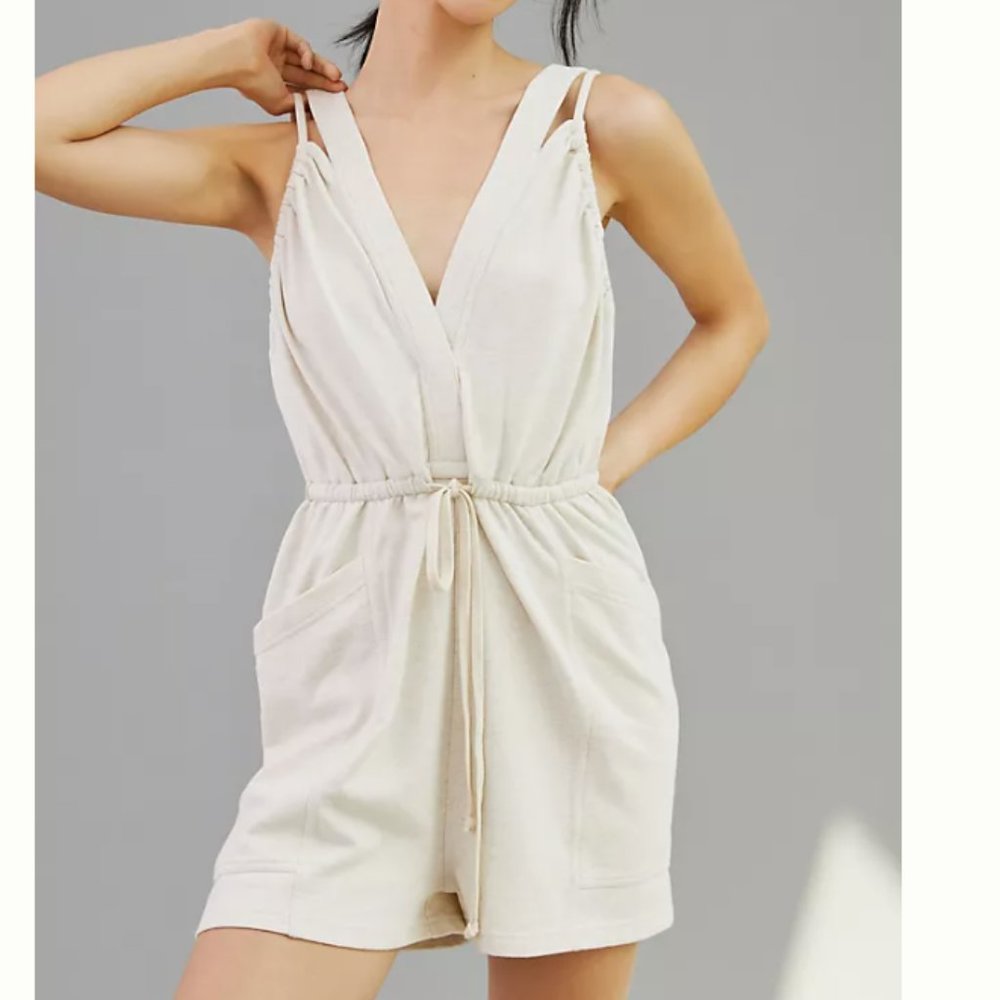 Daily Practice by Anthropologie The Playa Del Amore Romper NWT - Small